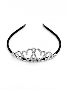 Rhinestone Tiara Hair Band 